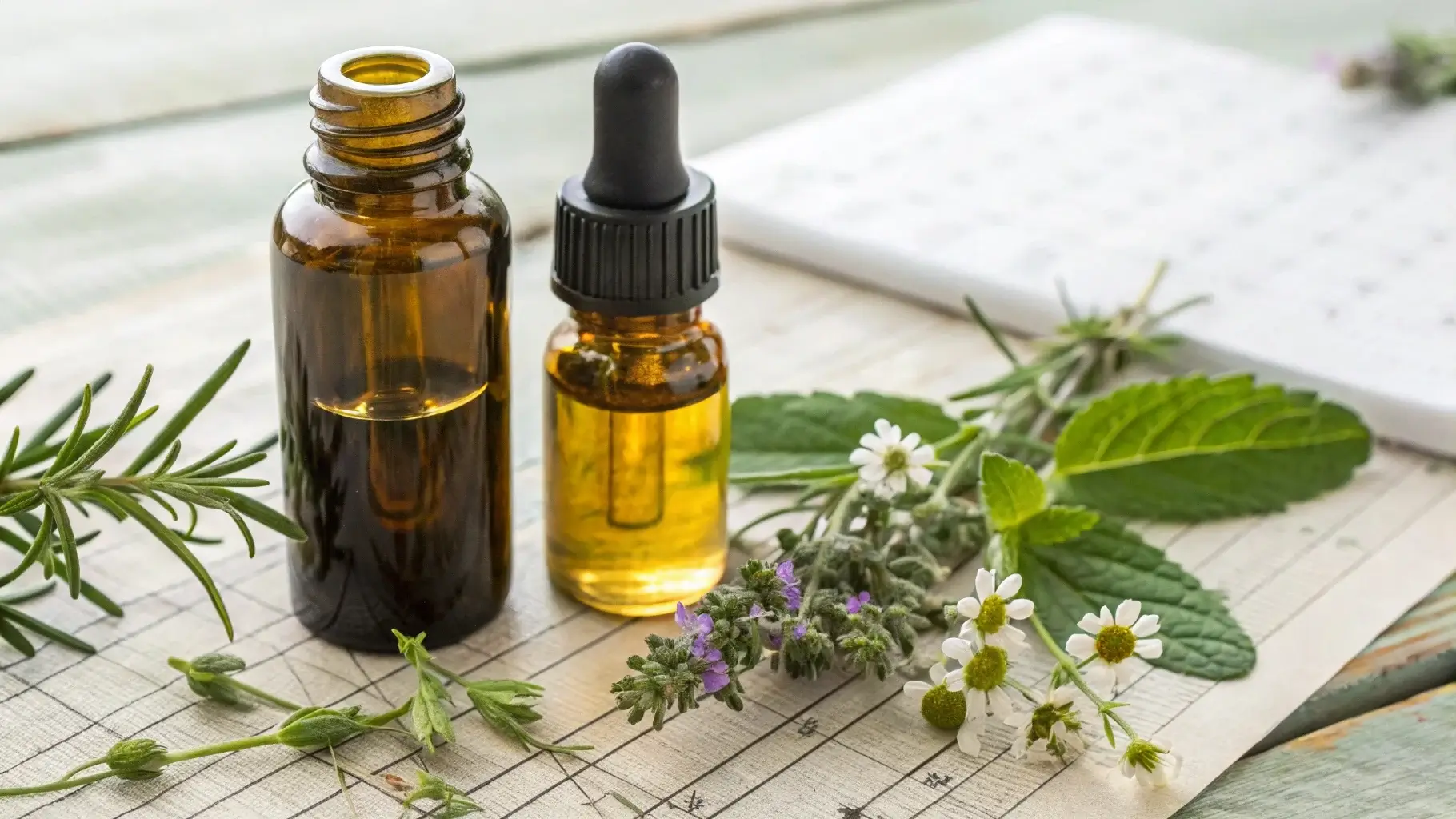 Essential oil adulteration, comparing pure and adulterated oils with lab analysis