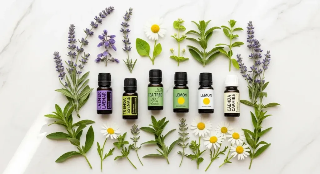 Essential oils collection featured