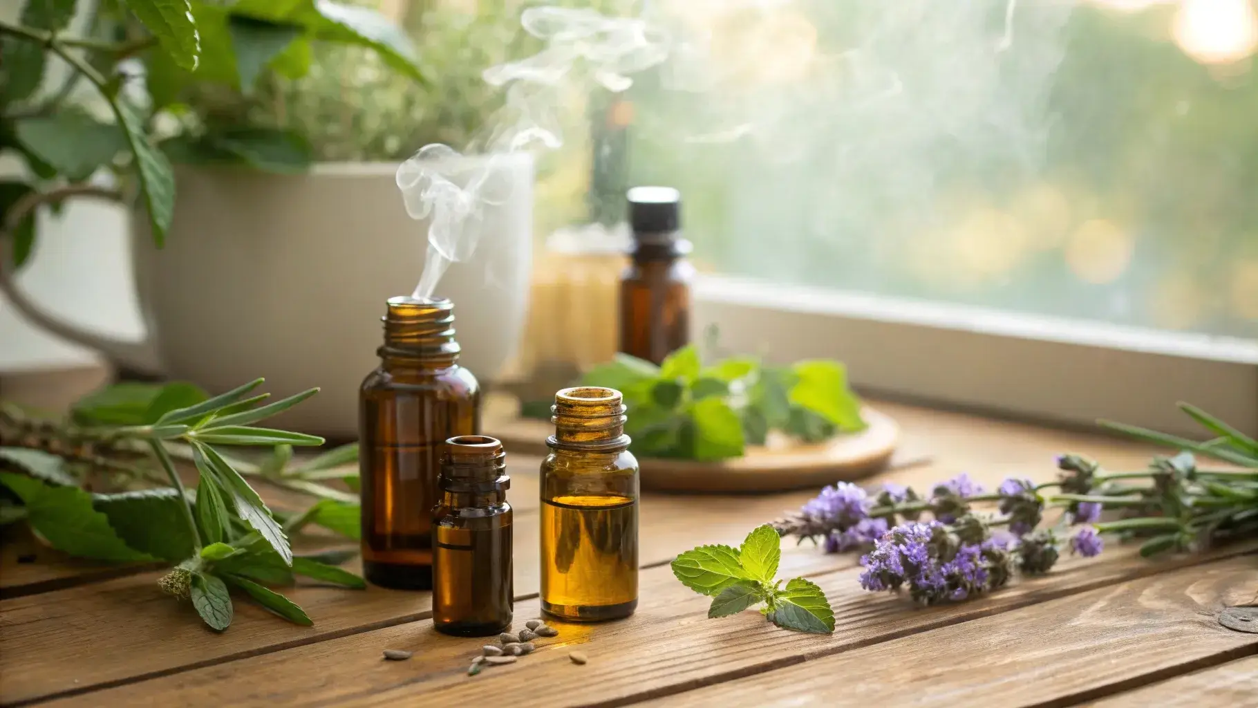 Essential oils support wellness and relaxation