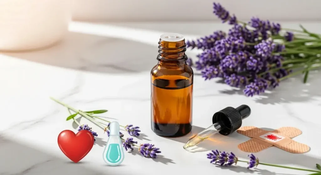 Healing properties lavender oil