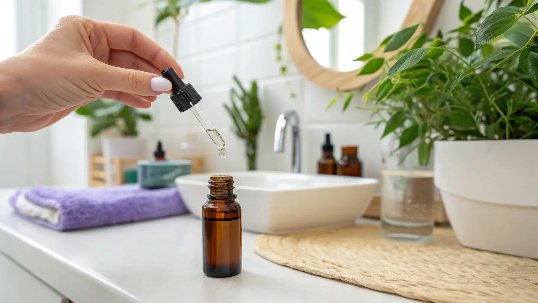 Lavender oil spot treatment