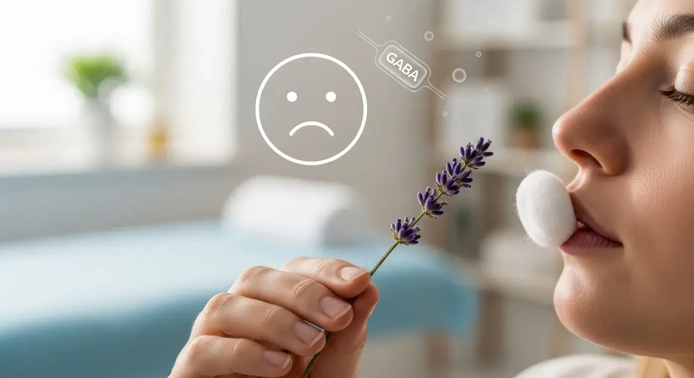Inhaling lavender helps reduce anxiety fast