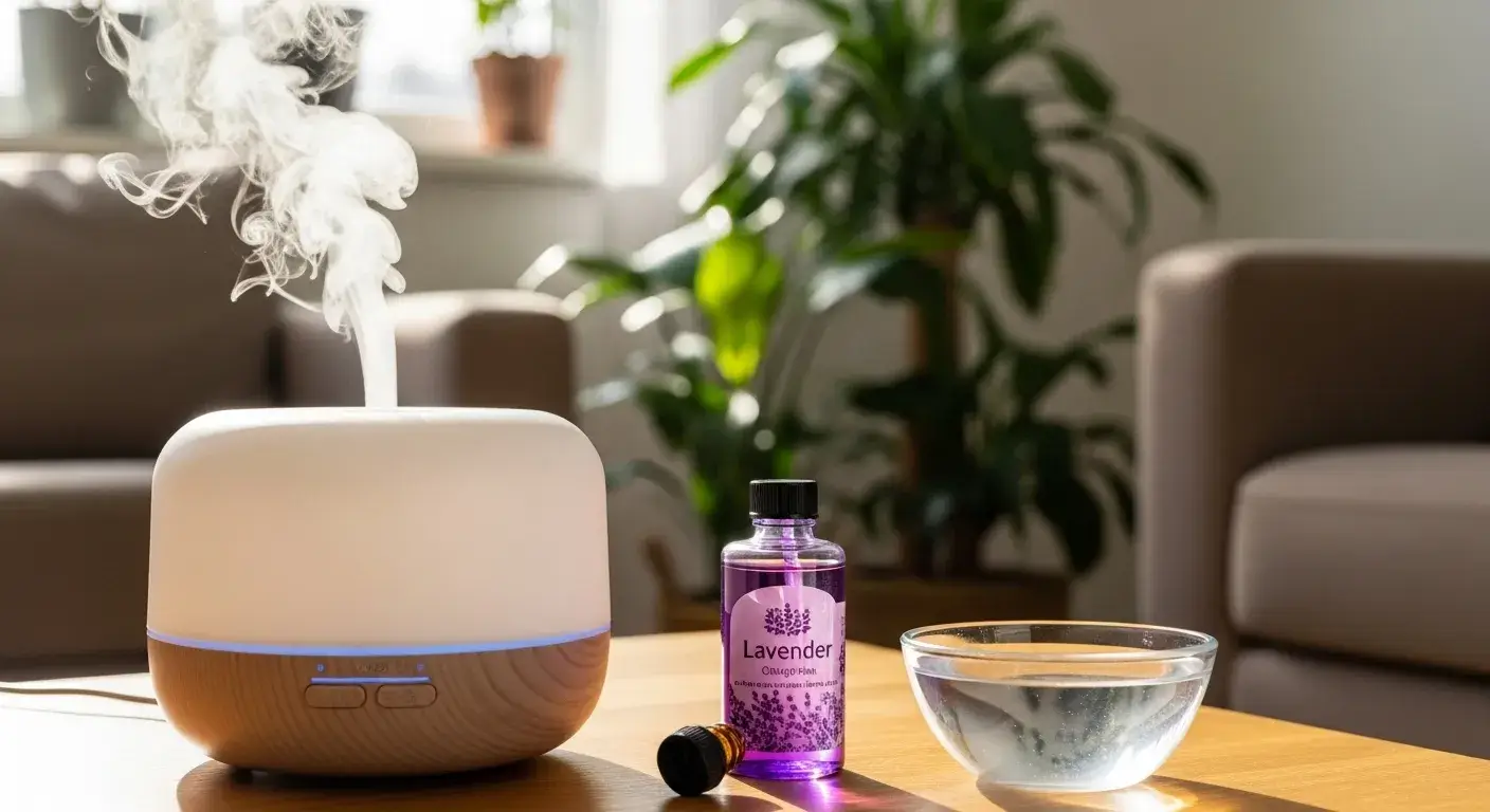 Electric diffuser with lavender oil