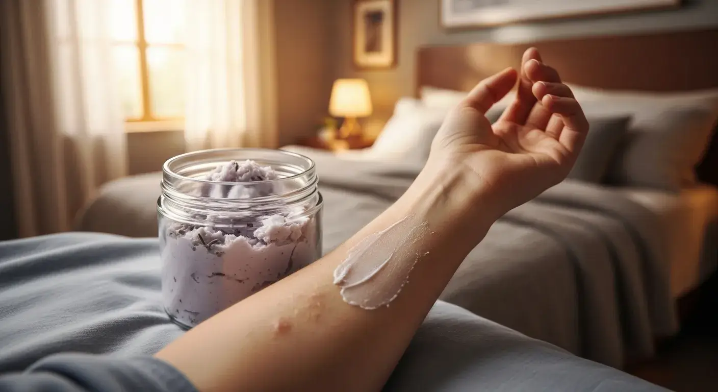 Lavender oil for eczema relief
