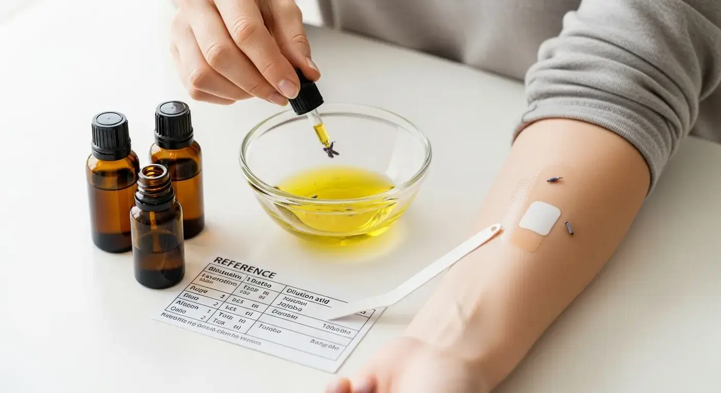 Diluting lavender oil for safe use