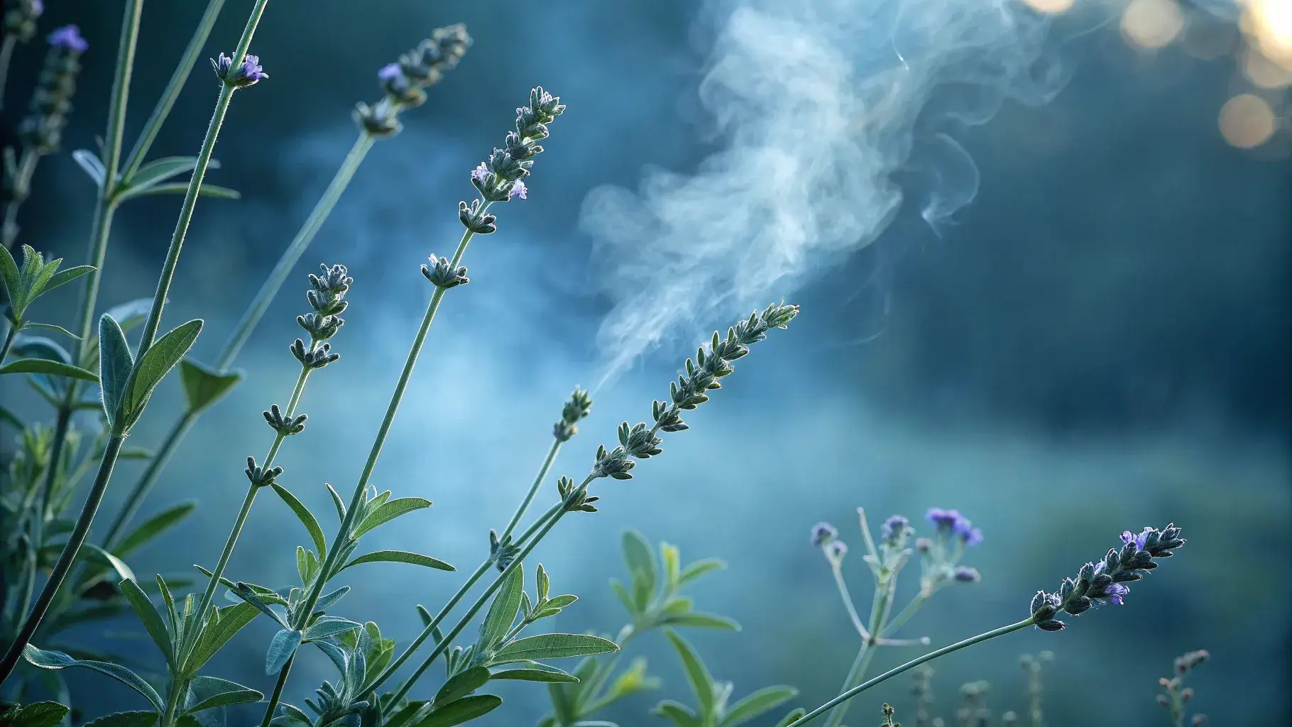 Plants communicating through essential oils