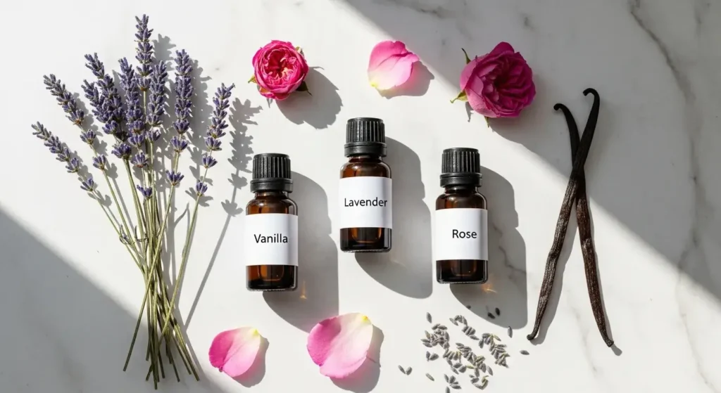 Vanilla lavender rose blend