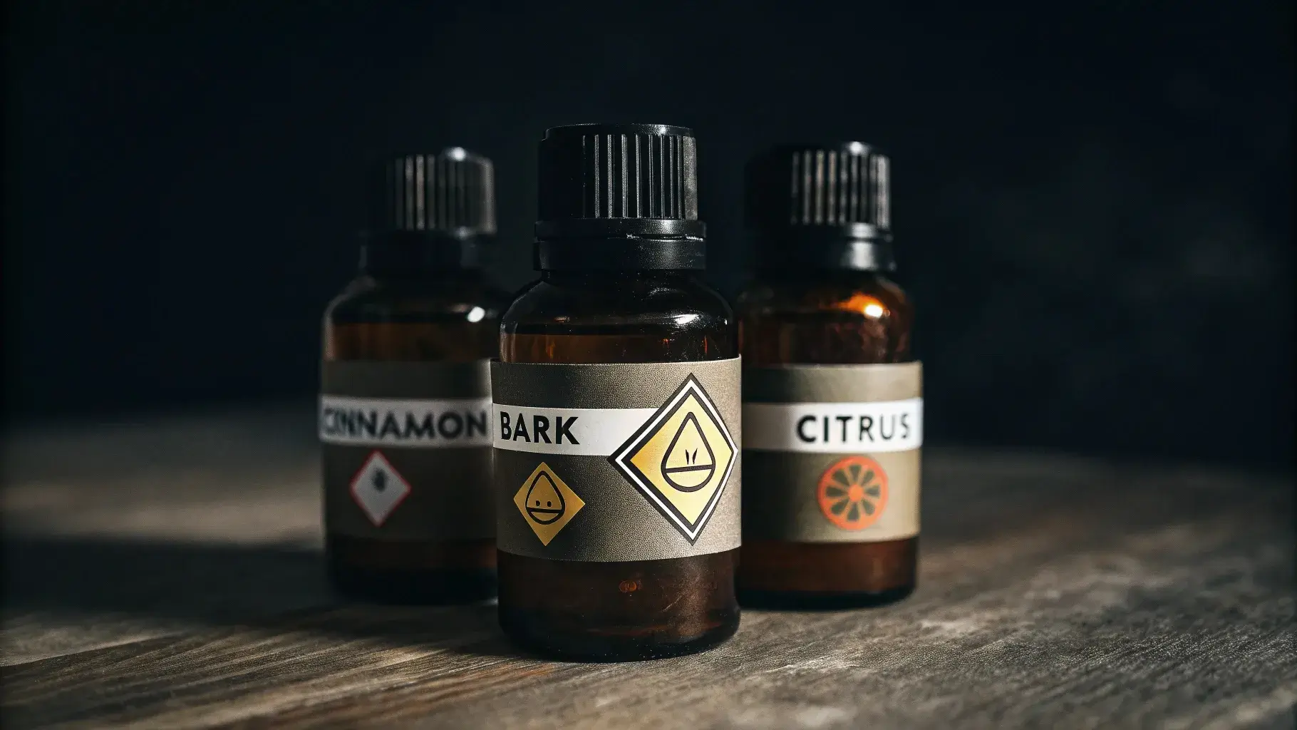 Caution labels cinnamon citrus oils