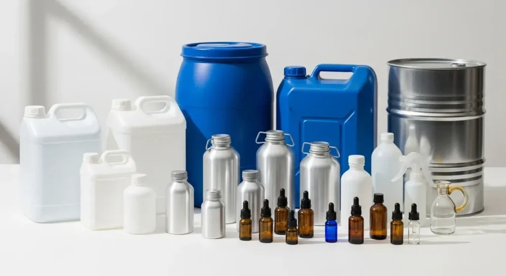 Bulk essential oil packaging cover