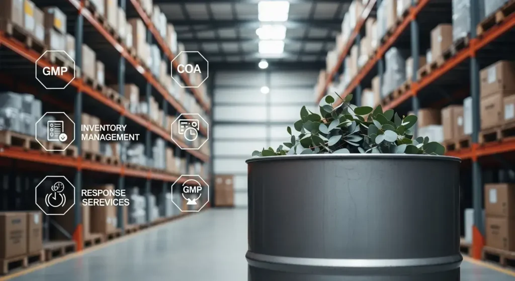 Bulk eucalyptus supplier selection