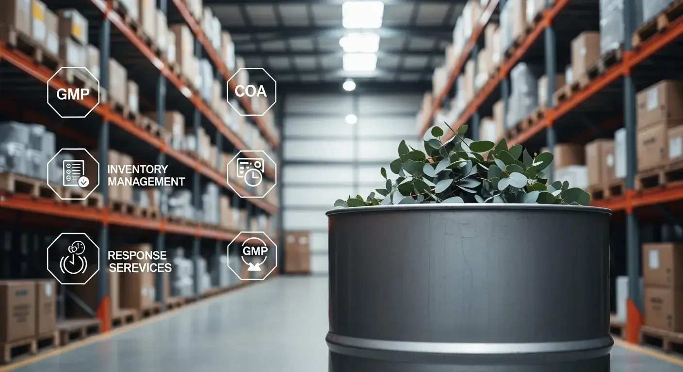 Bulk eucalyptus supplier selection