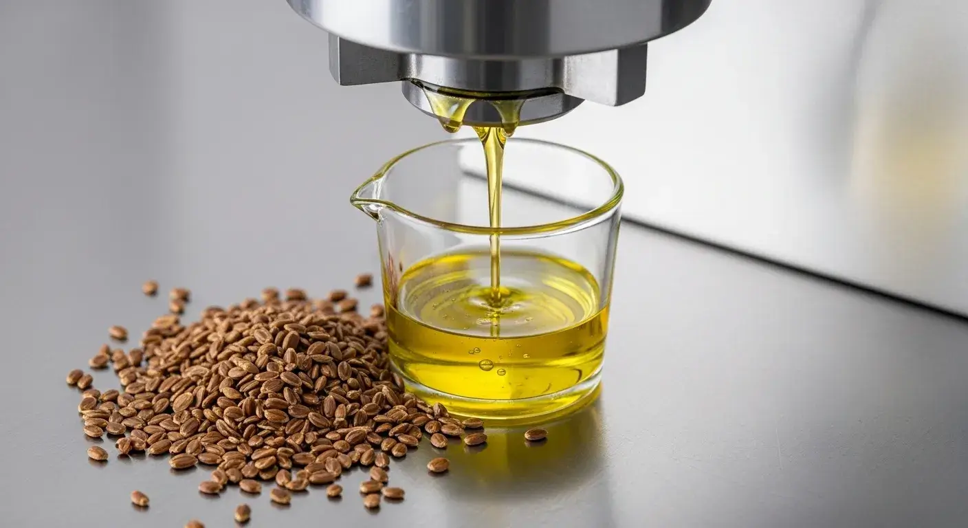 Cold-press extraction of evening primrose seeds