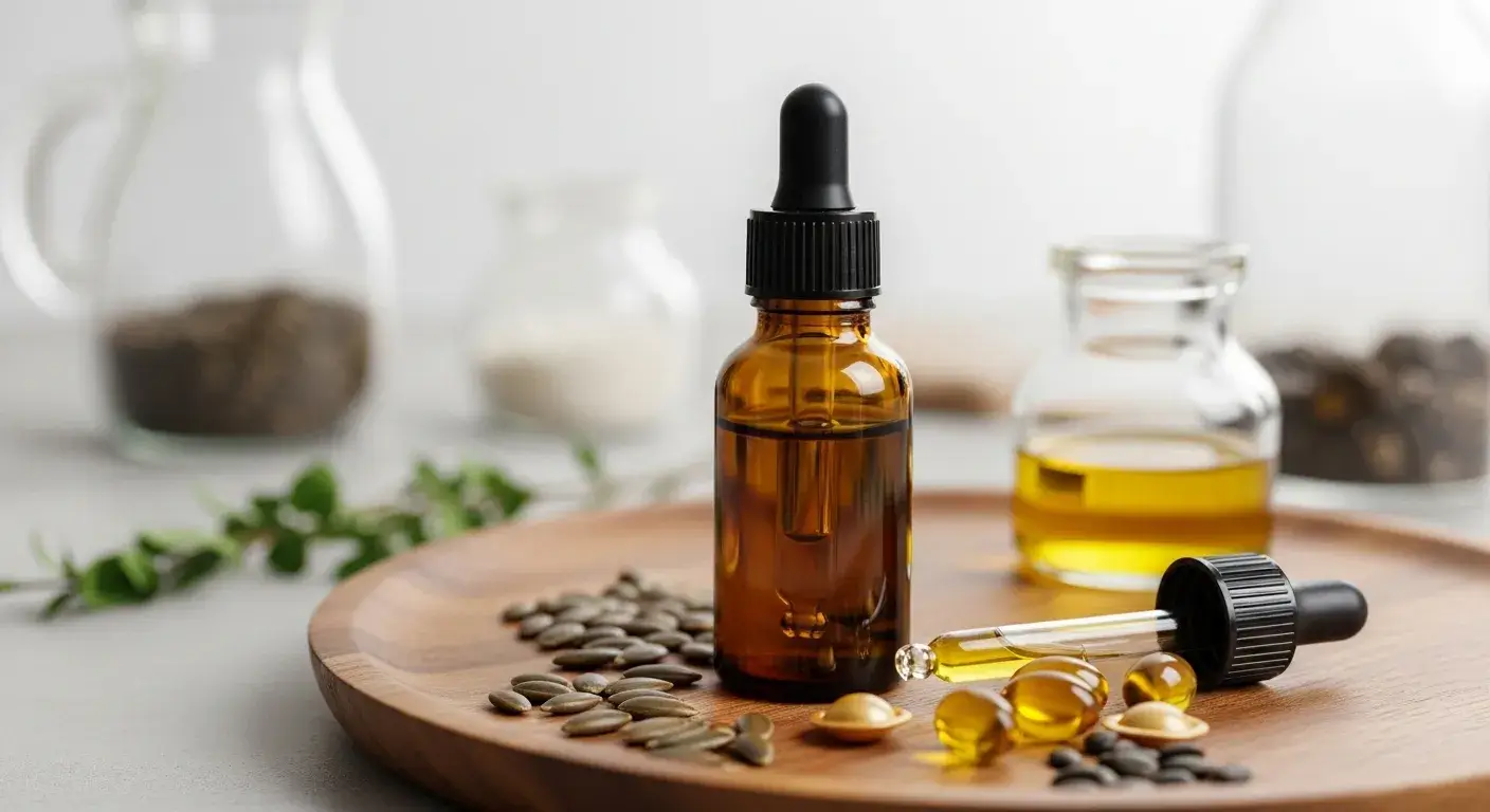 Cold-pressed virgin EPO in serum with seeds and antioxidants