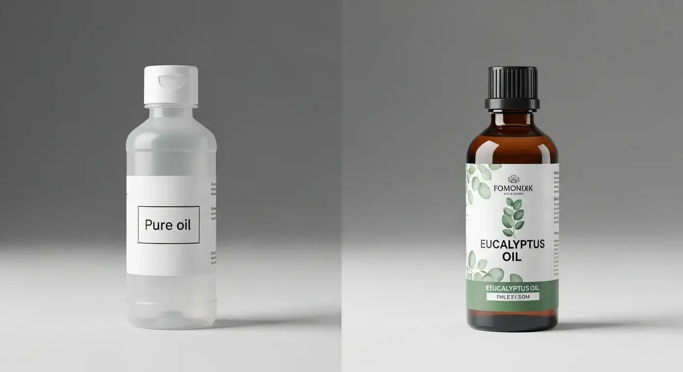 Cheap plastic bottle vs proper amber bottle comparison