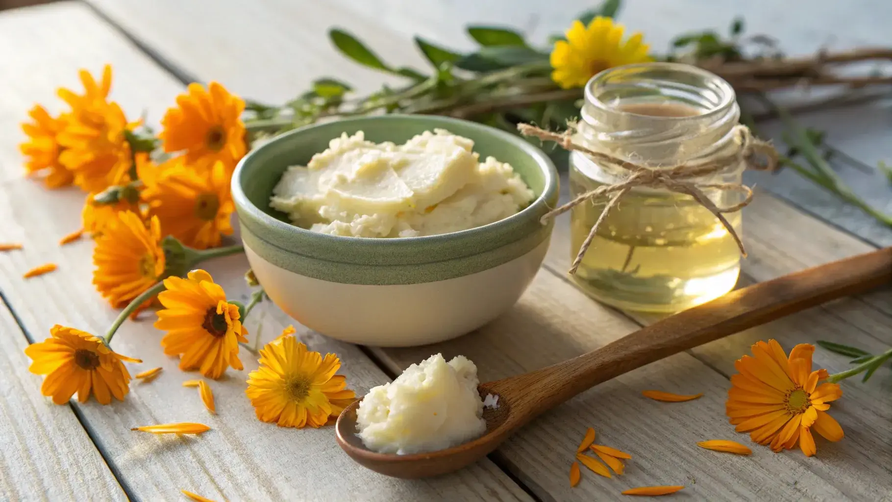 Homemade baby balm ingredients