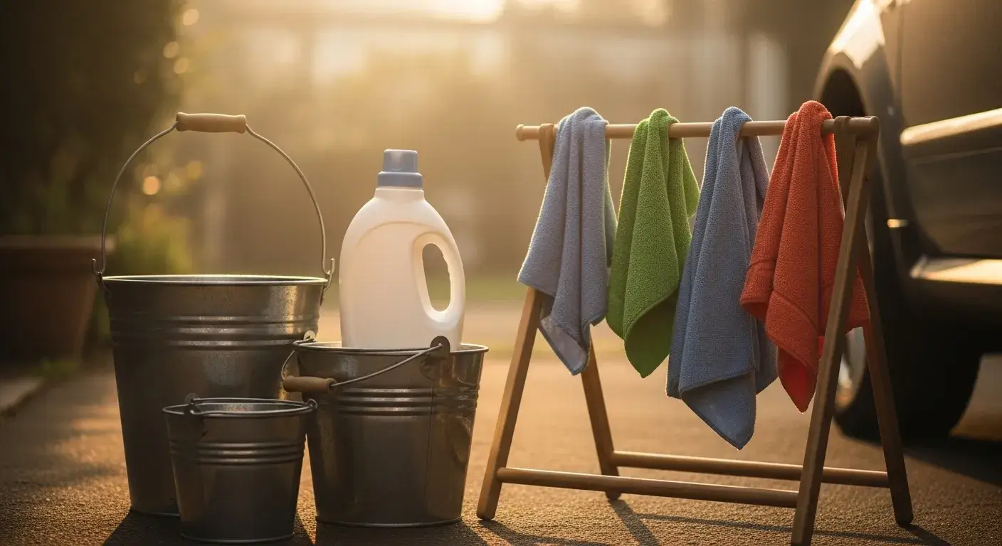 Reusable supplies for eco car wash
