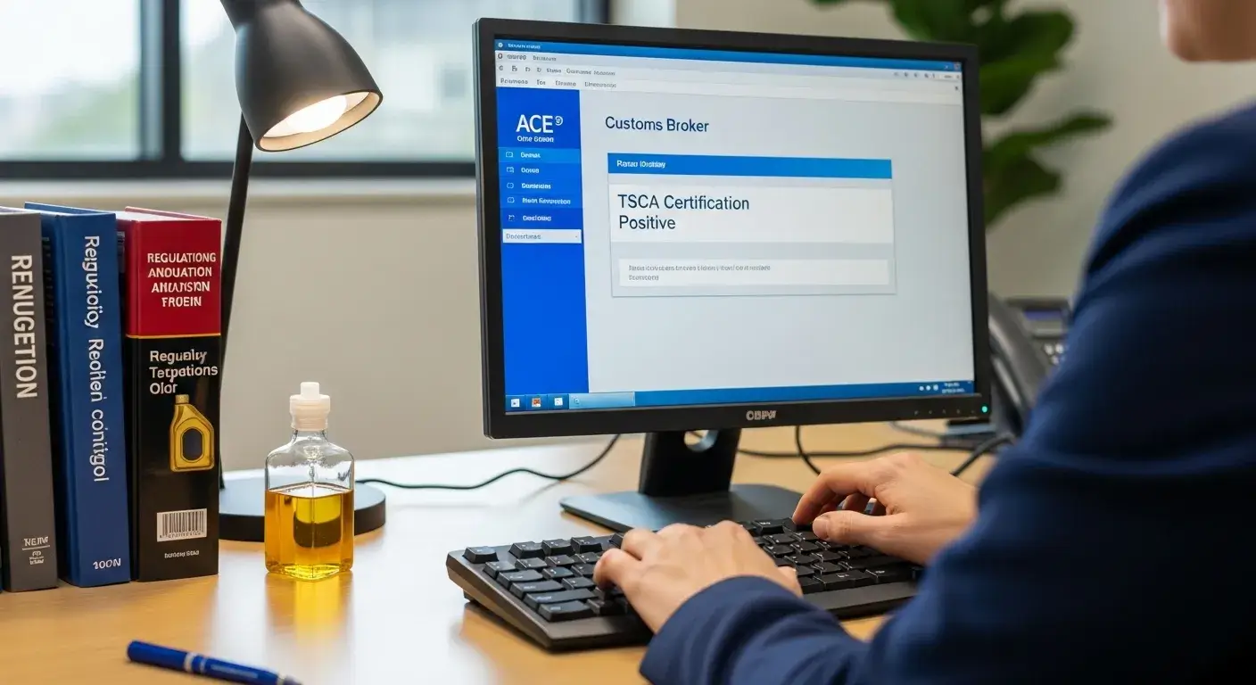 TSCA certification form submission for plant oils
