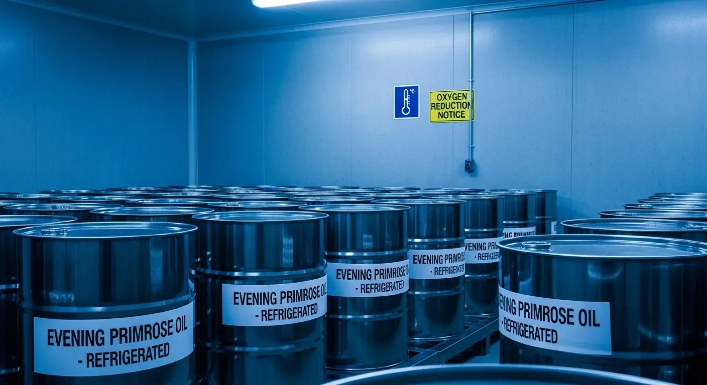 EPO storage in stainless steel containers
