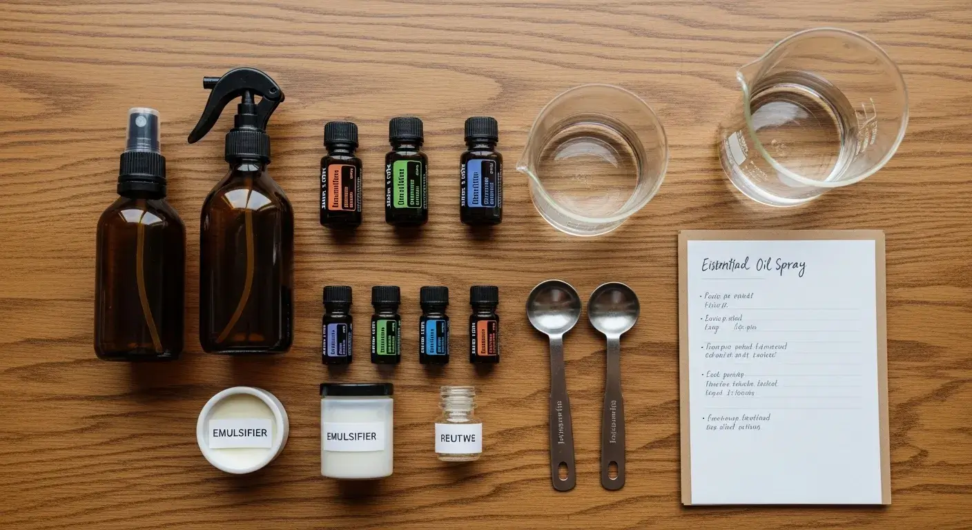 Essential oil spray making guide