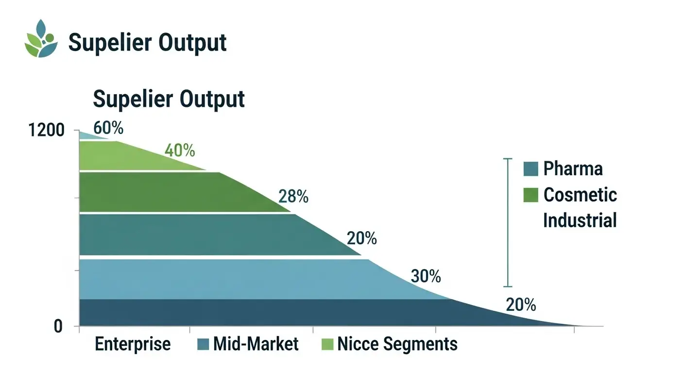 Eucalyptus Oil Output Production capacity and quality distribution chart for eucalyptus oil