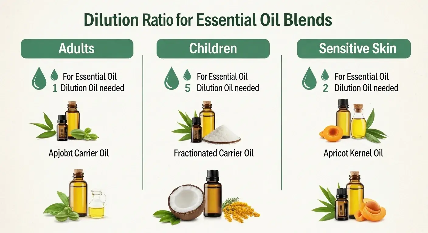 Eucalyptus oil dilution chart Dilution guide for safe eucalyptus oil use