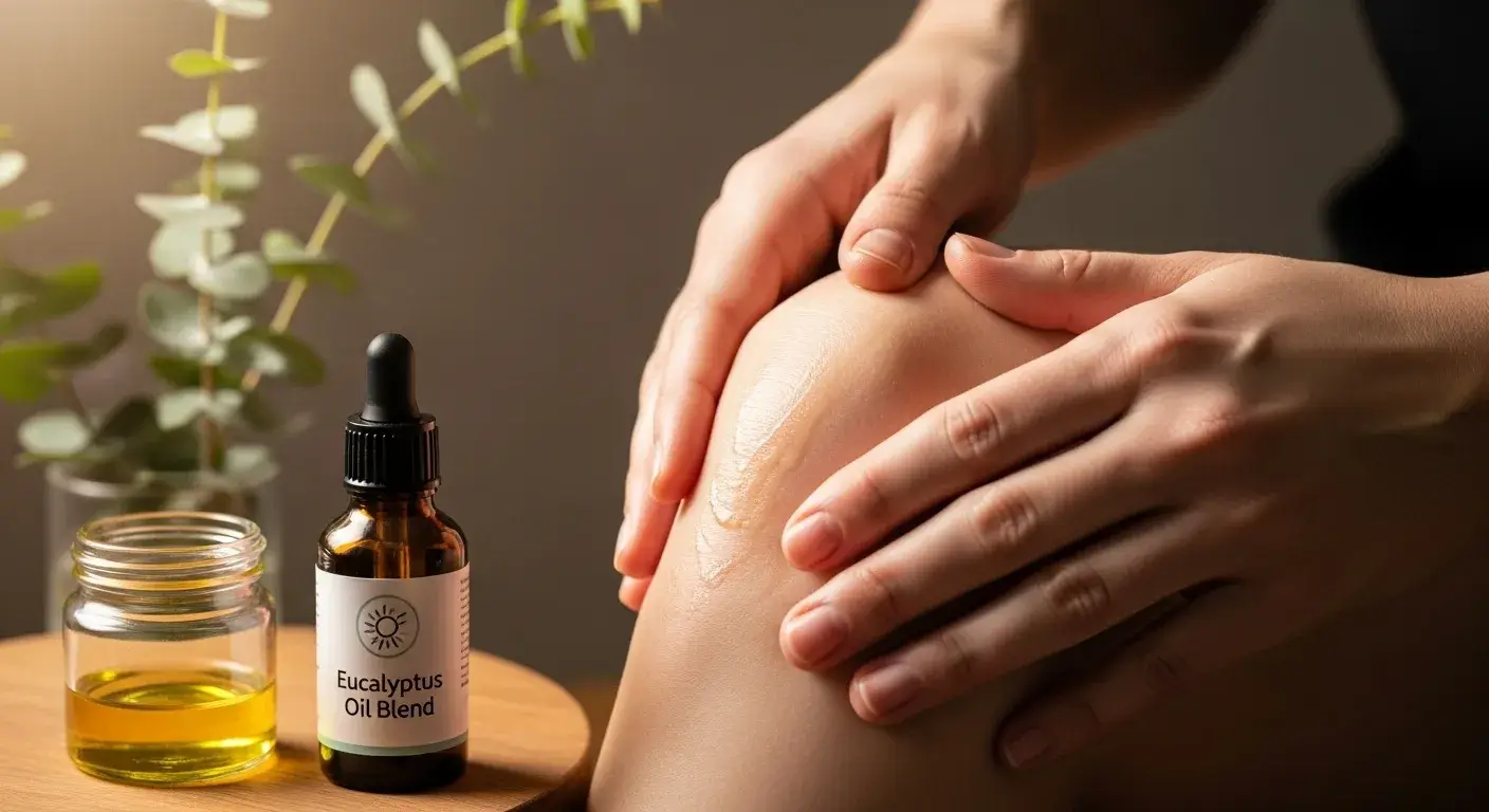 Applying eucalyptus oil for joint relief