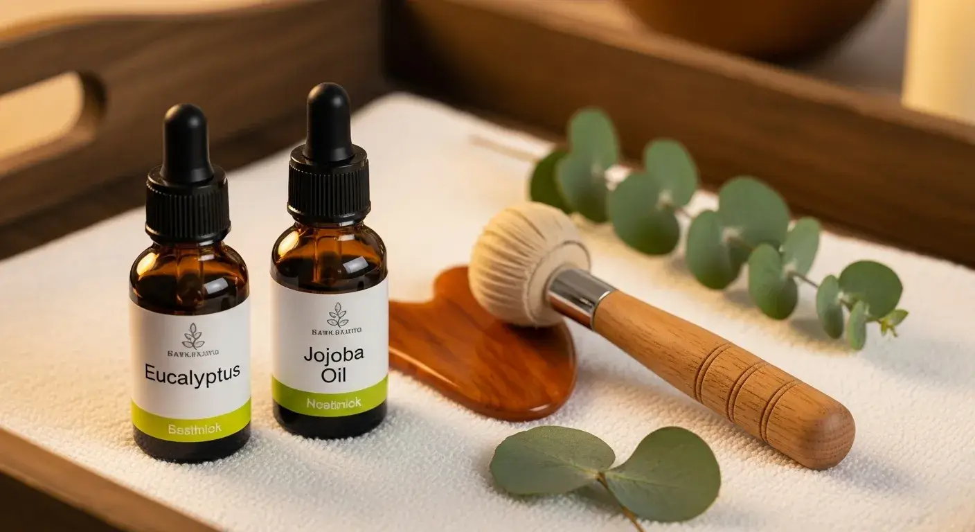 Pain relief massage oil Massage oil blend with eucalyptus and carrier oils