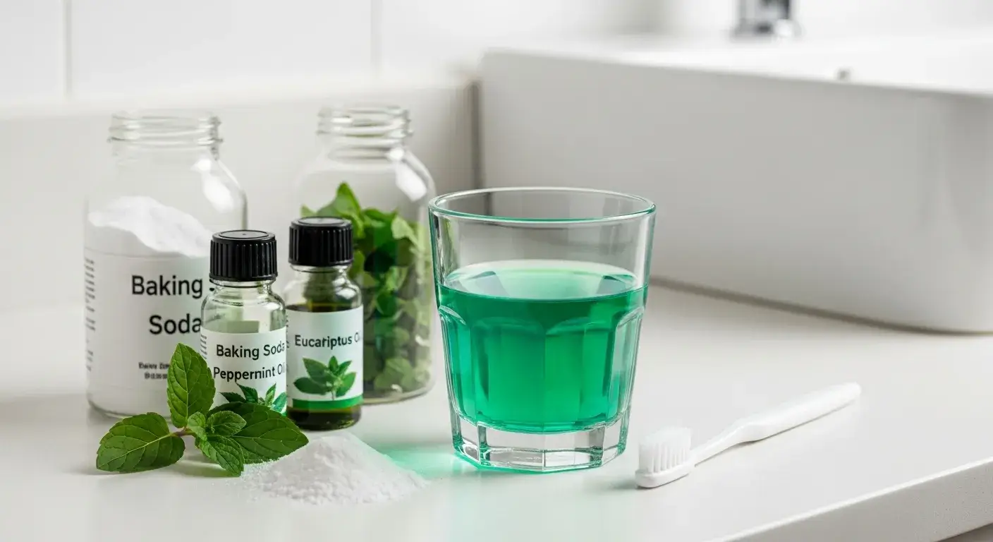 Natural eucalyptus mouthwash Homemade mouthwash with eucalyptus oil