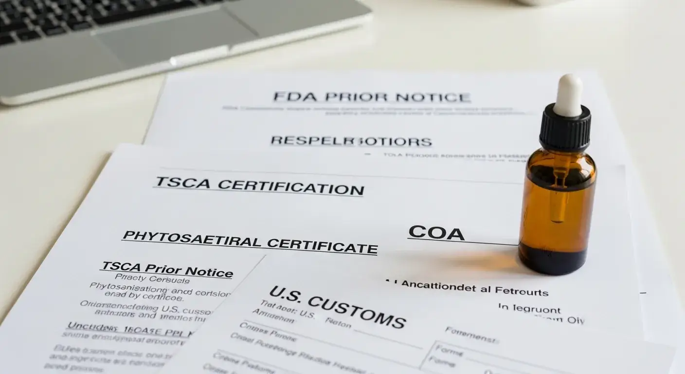 Importing plant oils usa documents