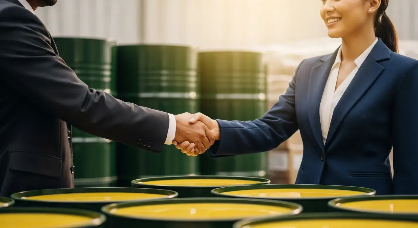 Handshake representing long‑term EPO supplier partnership