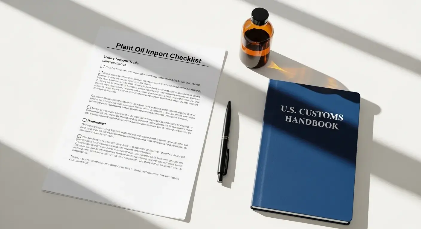 Action plan for importing plant oils to U.S.
