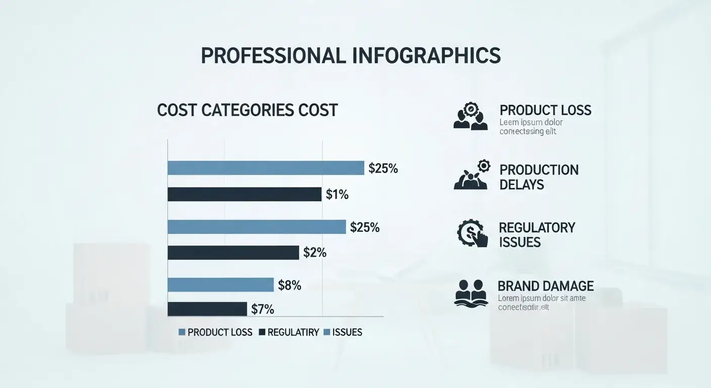 Cost breakdown from spoiled evening primrose oil shipments