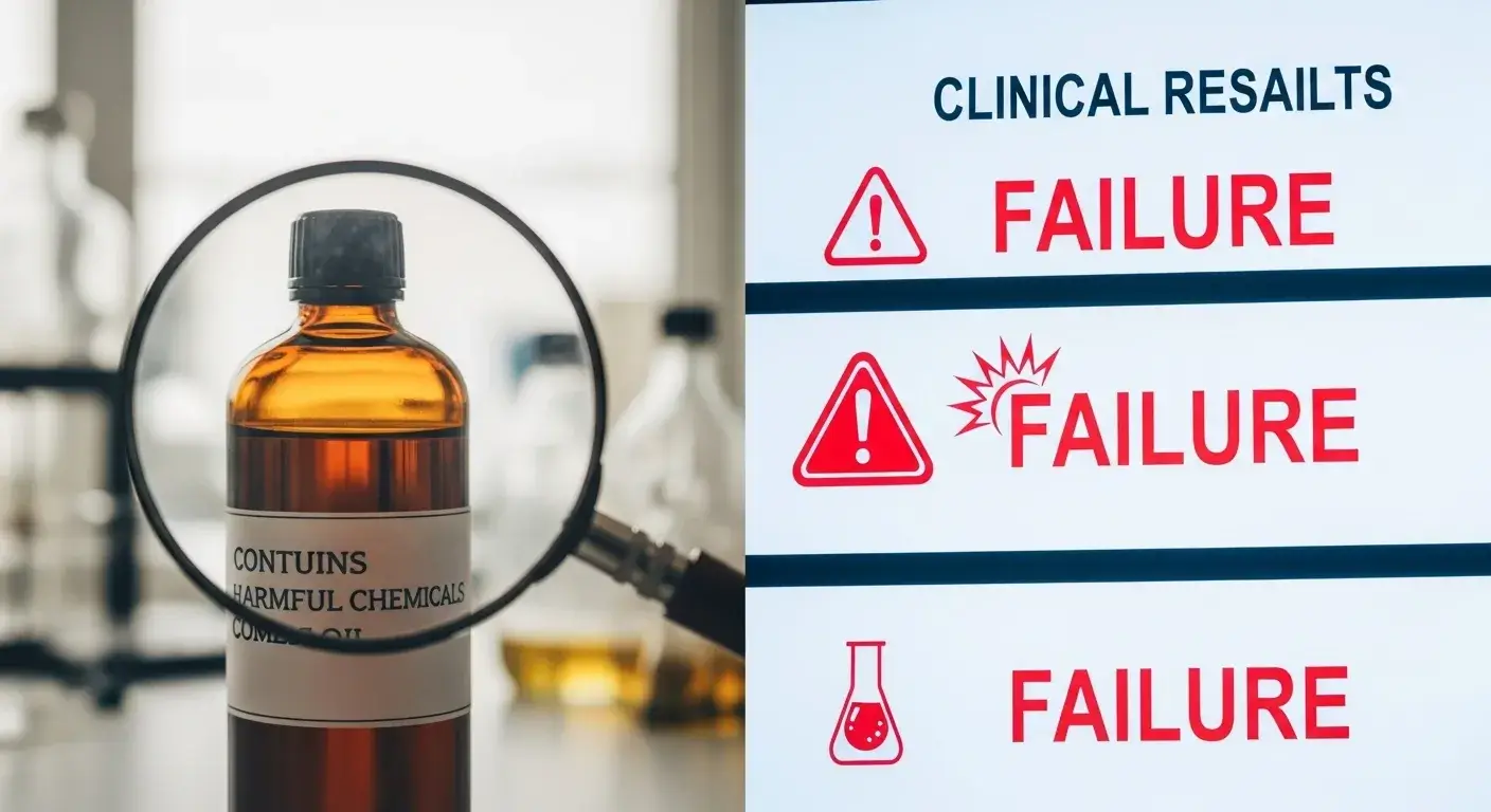 Adulteration warning and testing failure