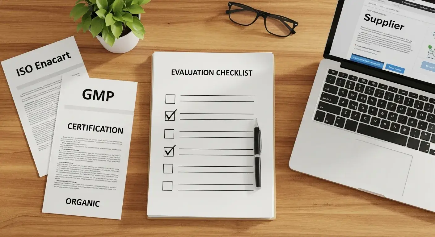 Checklist for evaluating evening primrose oil suppliers