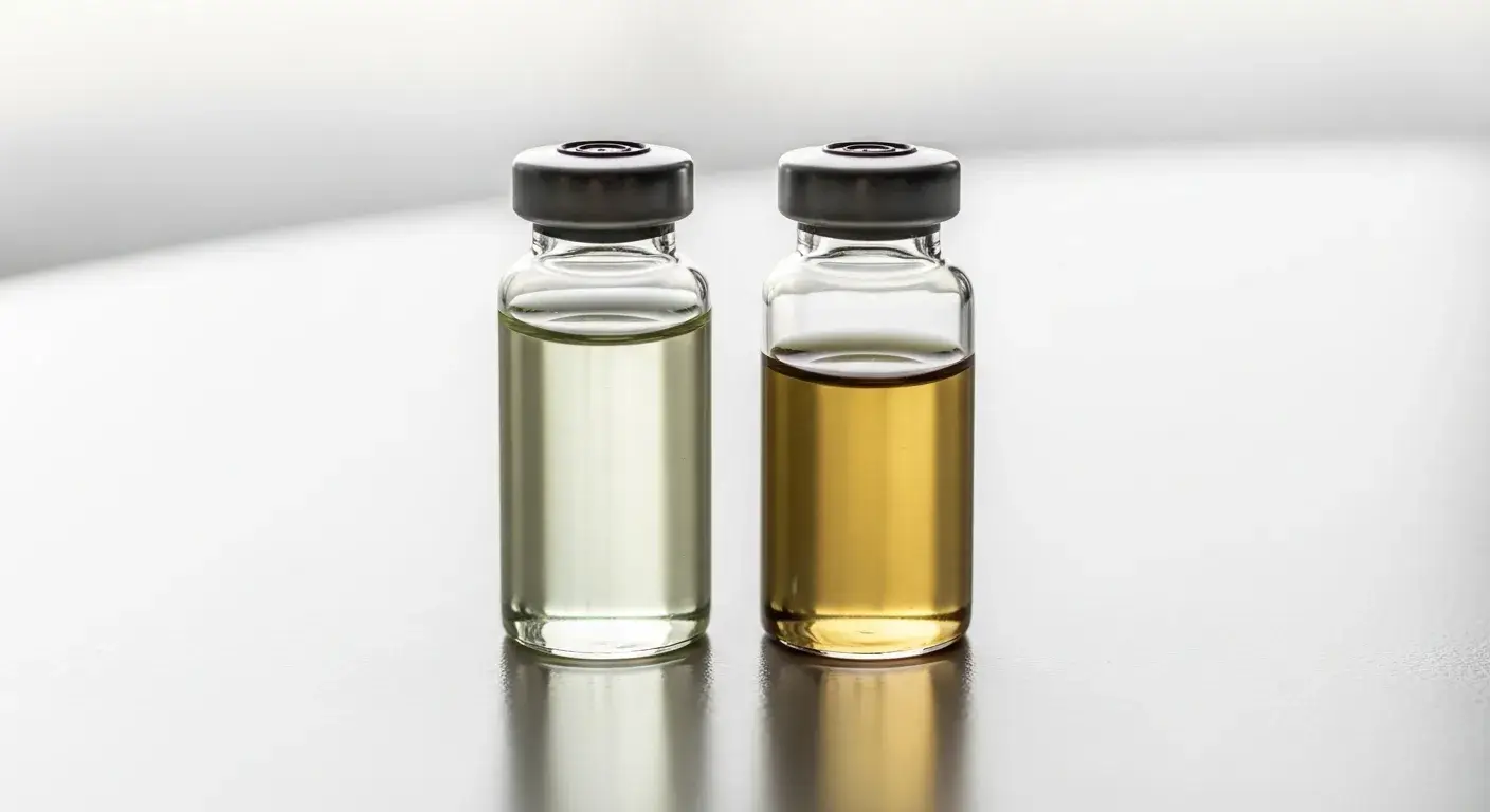 Pure vs adulterated essential oil samples
