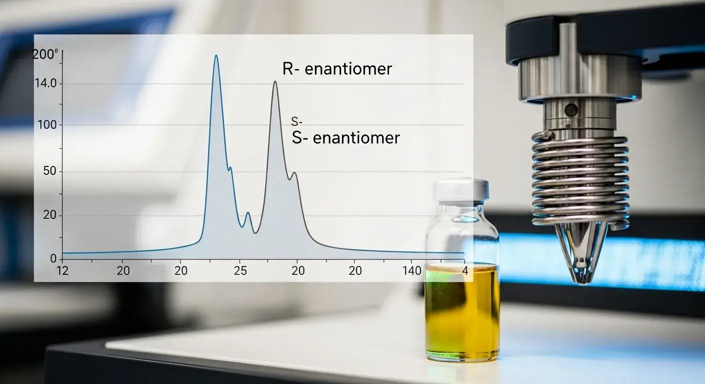 Chiral GC‑MS test GC‑MS chiral testing chart