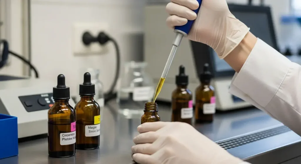 Essential oil quality control lab