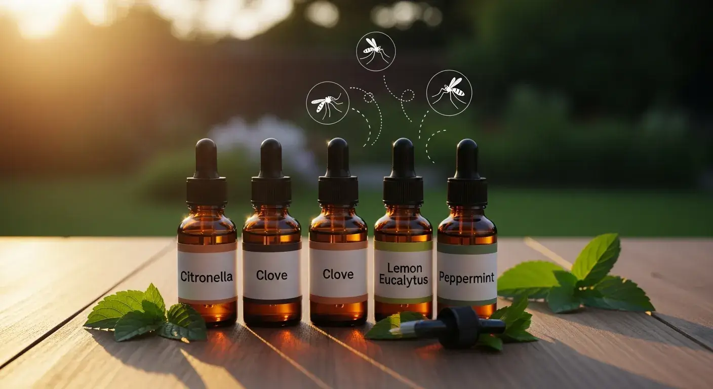 Essential oils mosquito repellent