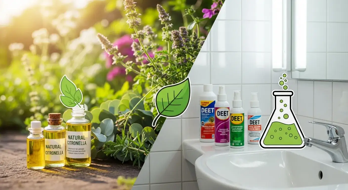 Natural vs synthetic repellents Comparison between natural and synthetic repellents