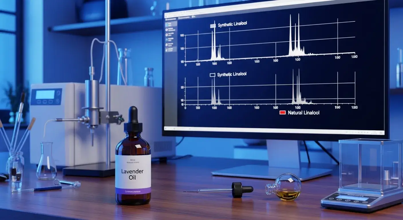 Lavender oil with synthetic additives