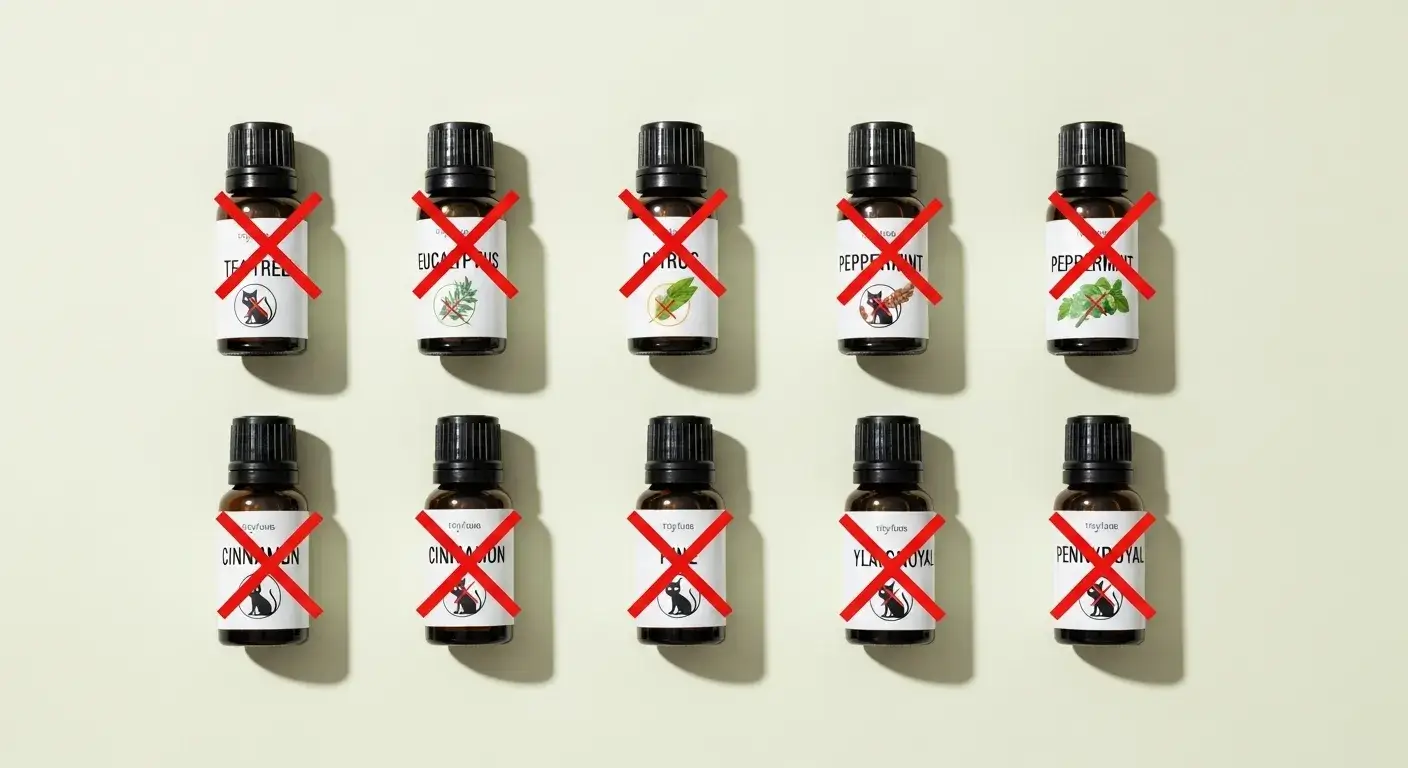 Toxic oils alert List of harmful essential oils with icons