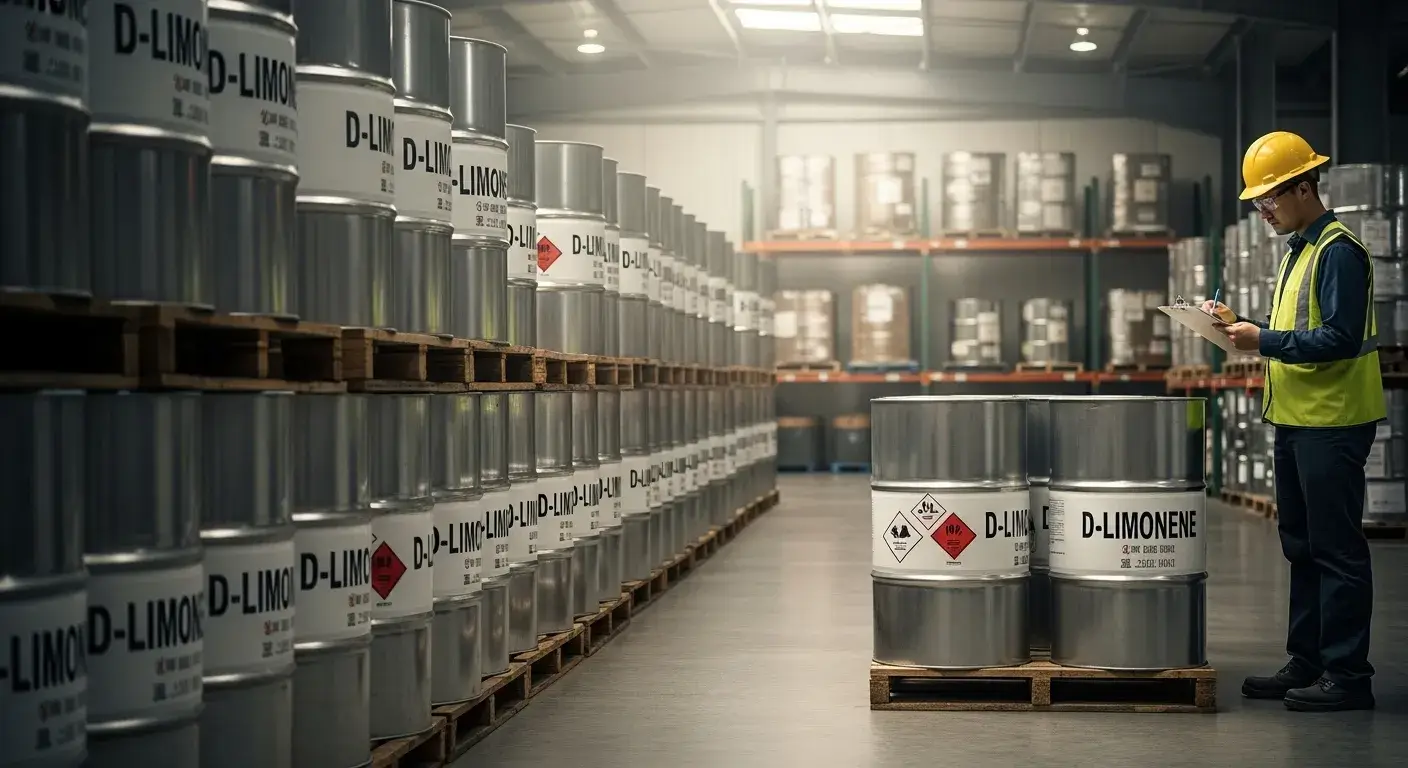 Storage best practices Proper storage and handling of D-Limonene