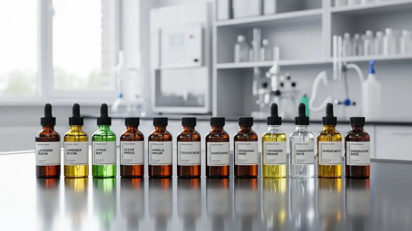 Fragrance oils for commercial soap manufacturing