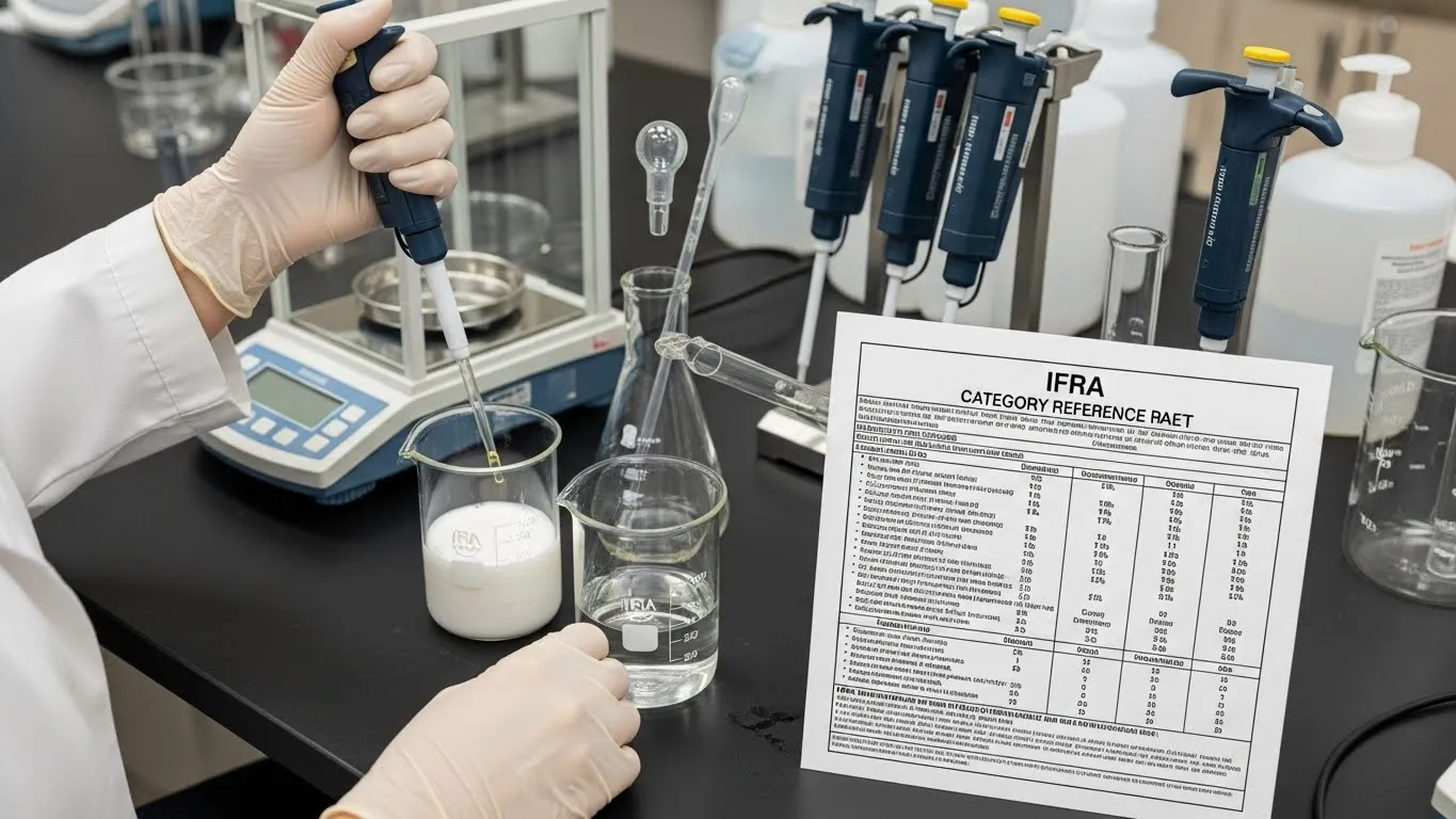 Personal Care Dilution Fragrance oil diluted into cosmetic formulations