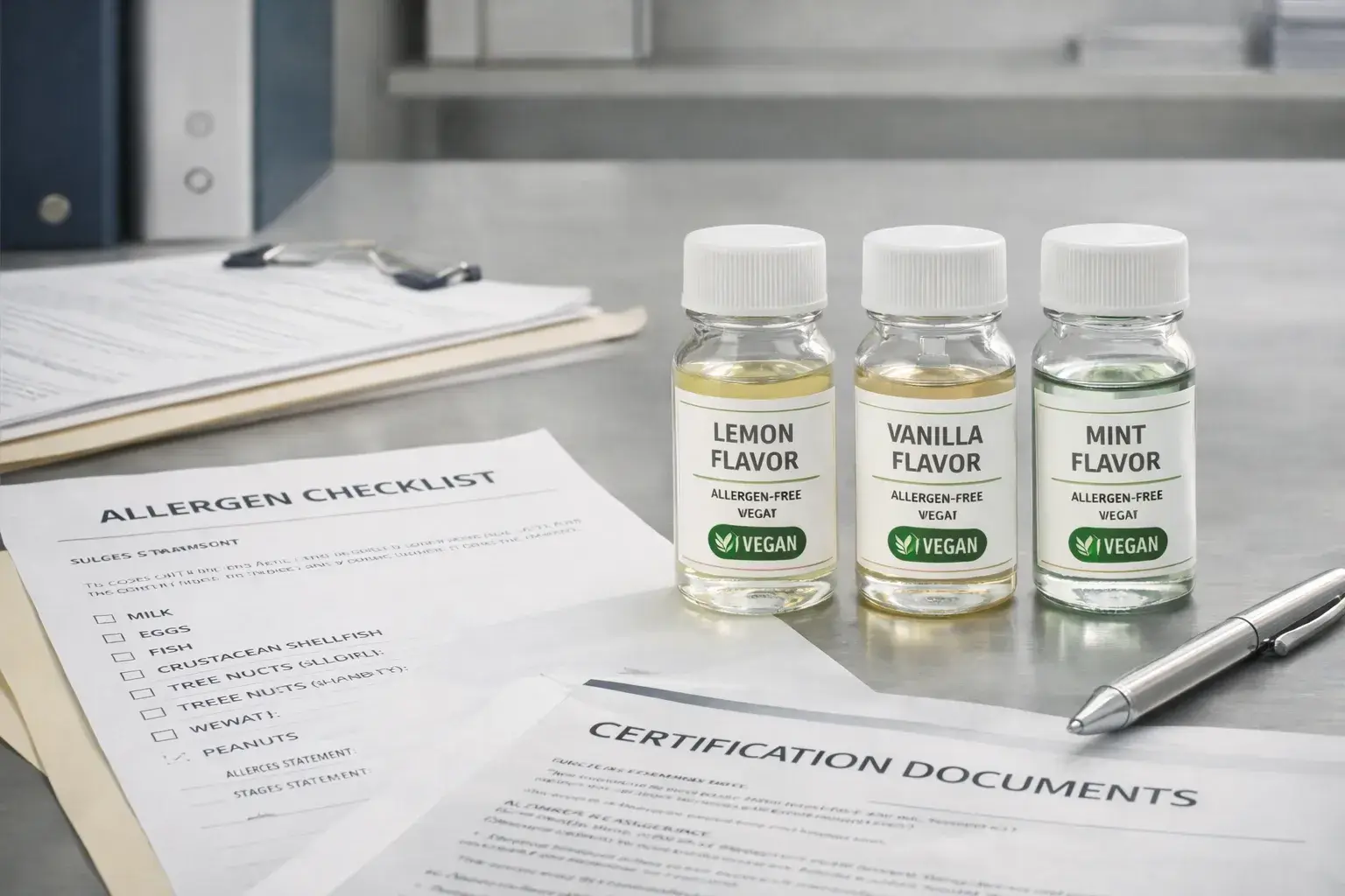 Natural flavor allergen and animal source verification