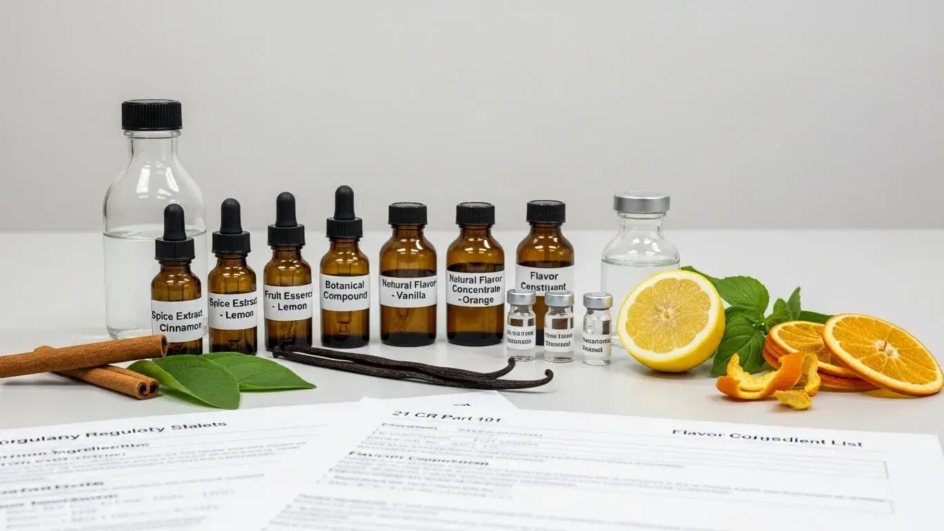 Natural flavor definition in food regulation