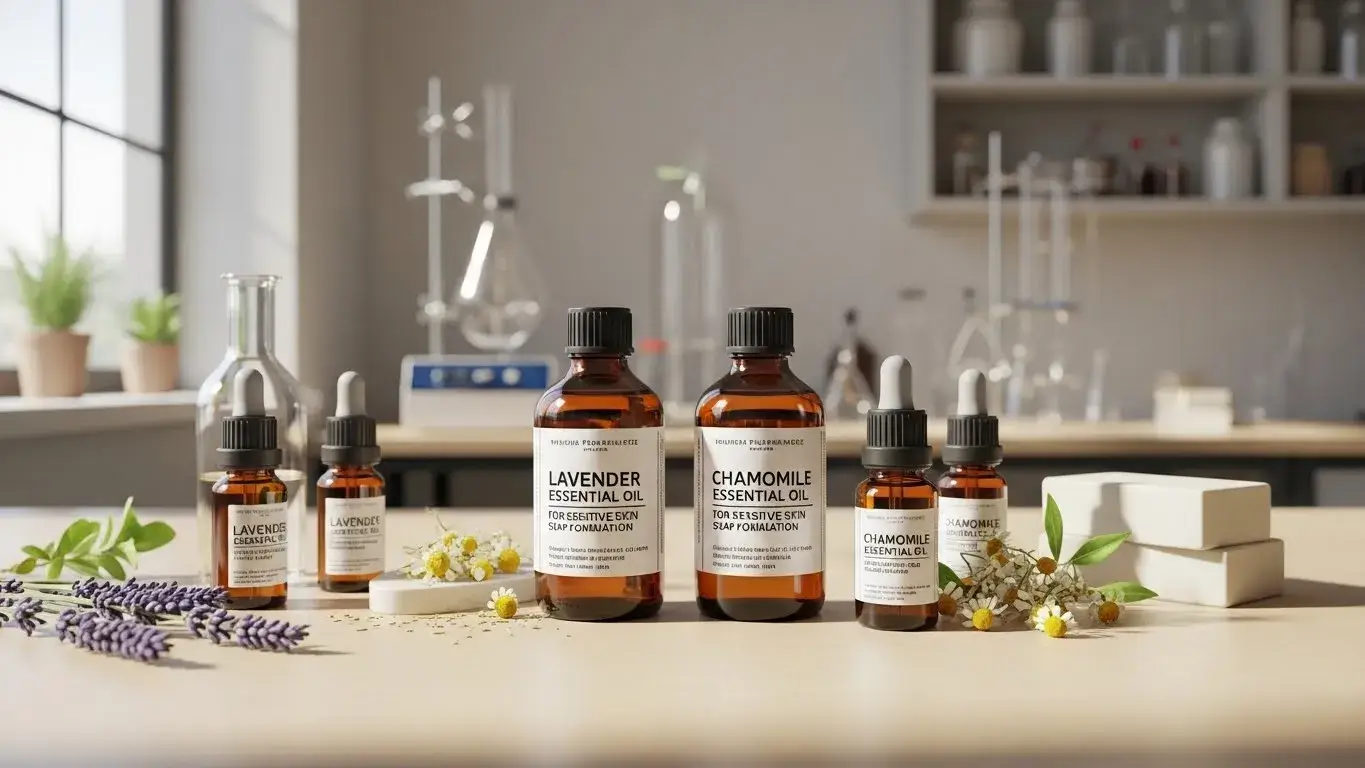 Natural fragrance oils for sensitive skin soap