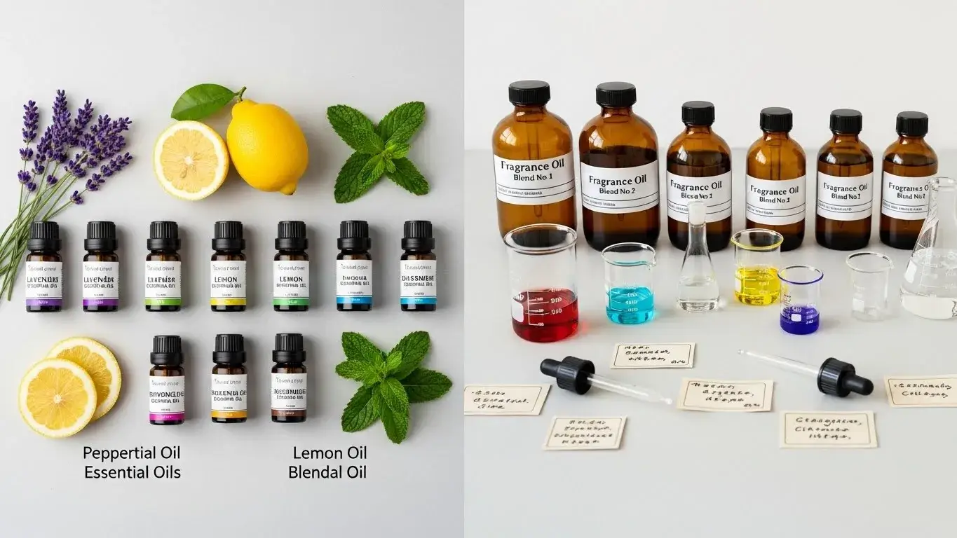 Natural fragrance oils versus essential oils