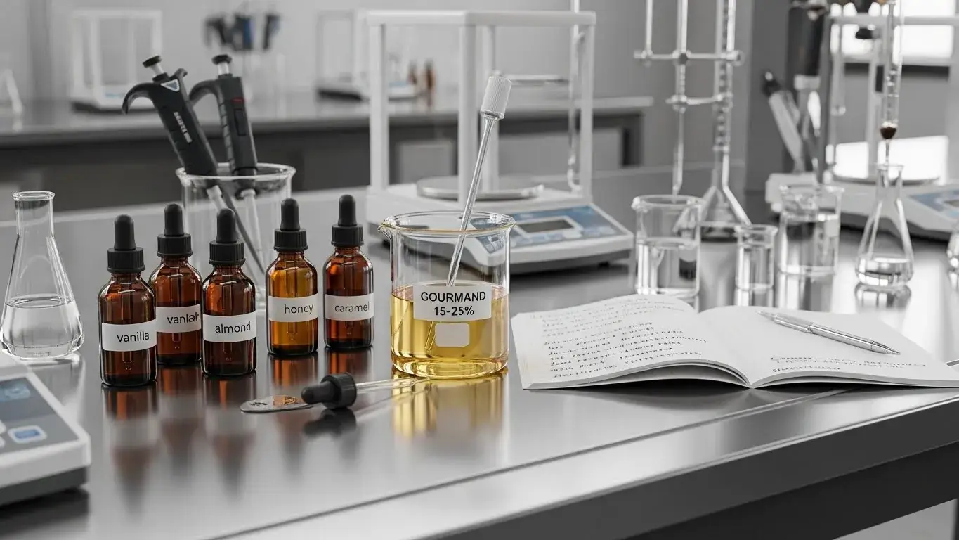 Rose fragrance oil blended with vanilla, honey, and almond notes