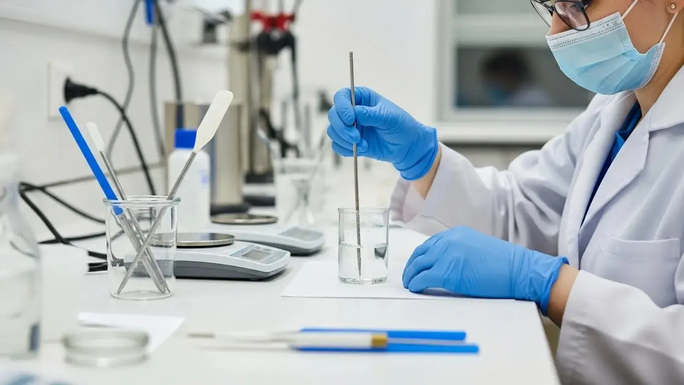 Soy candle testing protocol showing melt, pour, cure, and hot/cold throw evaluation
